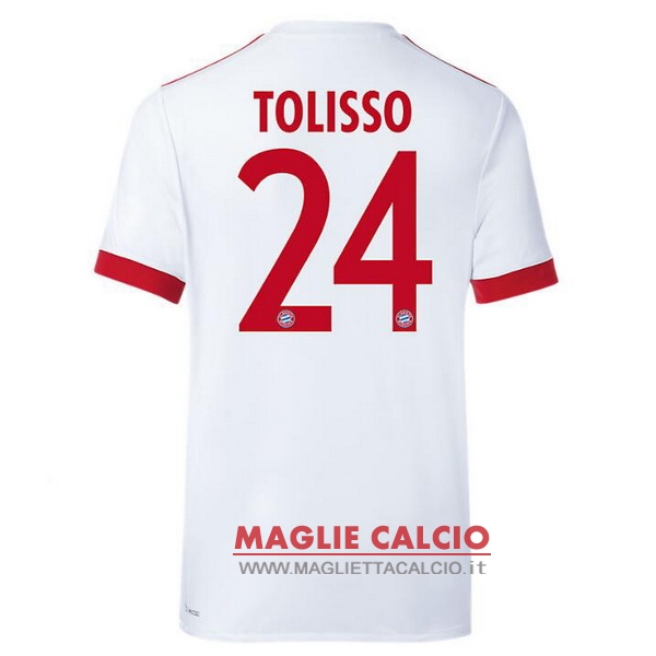 nuova maglietta bayern munich 2017-2018 tolisso 24 terza